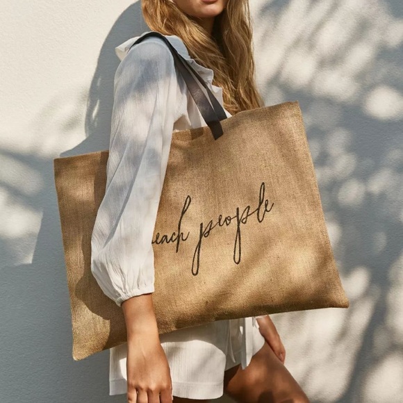 The Beach People Jute Tote - Picture 2 of 5